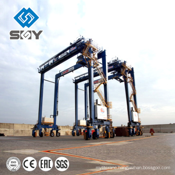 Heavy Load Safety Rubber Tired Gantry Crane Price System For Steel